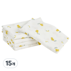 아가짱 퓨어 천 기저귀 대형, 15개, 병아리