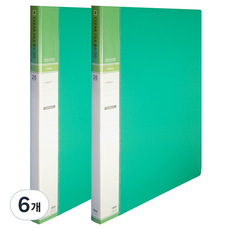 마이다스 클리어화일 인덱스 B4 20매, 녹색, 6개