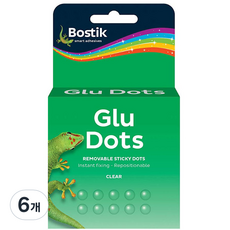Bostik Glue Dots 雙面膠帶 1cm 185g, 6個, 單一顏色