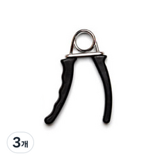 제이케이휘트니스 파워 악력기 A-2, 블랙, 3개
