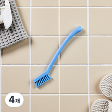 Modern House Wow 超好清狹窄縫隙刷, 4個, 藍色