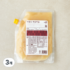 세컨드셰프 다용도 액상 마늘, 1kg, 3개