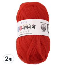 YEONIL 健康沐浴球編織線, 08 紅色