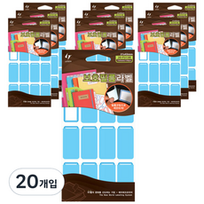 레이테크 인덱스 보호필름 라벨 견출지 20-P213 21 x 43 mm, B 청색, 13개입, 20개입