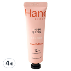 모던하우스 리치한 시어버터 핸드크림 장미향, 4개, 30g
