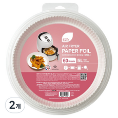 EZ'n 氣炸鍋專用烘焙紙, 60入, 2個