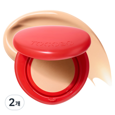 토코보 애플 듀이 핏 쿠션 15g, 2개, 23 허니