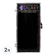 Galaxy Premium Mink 假睫毛 JC Curl Fine Hair 0.1mm 12mm, 黑色, 2個