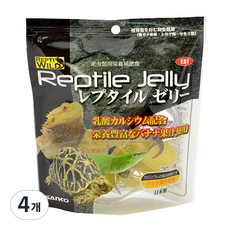 산코 E81 렙타일 파충류 영양젤리 10p, 혼합 색상, 4개