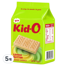 키드오 레몬 버터 크래커 샌드위치, 5개, 90g
