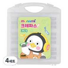 monAmi Pengsoo蠟筆 36種組, 4套, 36色