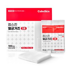 캄스킨 멸균거즈 10cm x 10cm x 8겹, 100개입, 1개