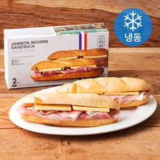 존쿡델리미트 잠봉뵈르 샌드위치 (냉동), 155g, 2개입, 1개