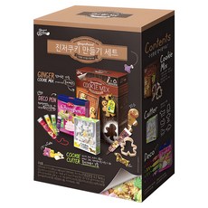 Bread Garden 薑餅人餅乾製作組, 餅乾預拌粉+黑巧克力筆+白砂糖+裝飾筆 4條, 1組