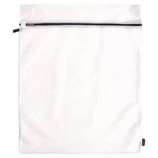 HOLA 和樂家居 雙層洗衣袋 方形 60 x 70 x 0.1cm 105g, 白色, 1個