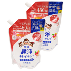 LION 獅王 趣淨 洗手慕斯補充包 清新果香, 450ml, 2件