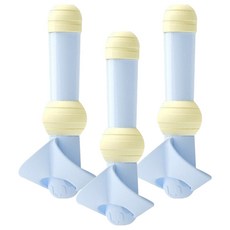 Kyhome 三指定位握筆矯姿器/鉛筆延長器, 3個, 藍色