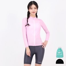 aquatica 女性防磨拉鍊上衣 AQAWJP23003 + 短褲 AQAWLE23006 + 彈性泳帽套組