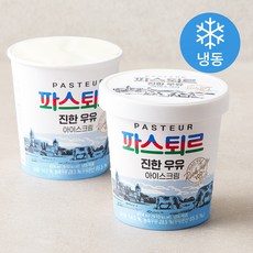 파스퇴르 진한 우유 아이스크림 (냉동), 474ml, 1개입, 1개
