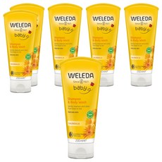 WELEDA 薇蕾德 金盞花兒童洗髮沐浴露 Calendula, 200ml, 6條