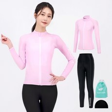 aquatica 女性防磨拉鍊外套 AQAWJP23003 + 高腰水上緊身褲 AQAWLE23001 套裝