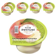 쁘띠첼 과일젤리 복숭아, 210g, 6개