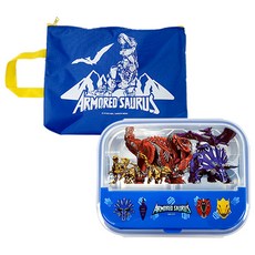 LE BARN 孩童龍甲合體餐盒+餐袋, 混色, 便當盒+便當袋