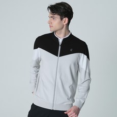 Cleveland GOLF 男士 Intasha 運動線條配色全拉鍊針織開衫 CGKMKJ1009