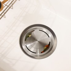 CAREPRIN 304不鏽鋼水槽排水口蓋, 1個, 1個, 單一顏色