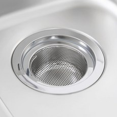 廚房藝術全不銹鋼穿孔圓形水槽排水網絡, 單一顏色, 1個