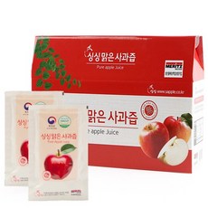 싱싱 맑은 사과즙, 100ml, 1박스