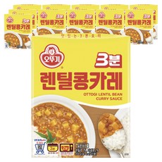 OTTOGI 不倒翁 3分鐘扁豆咖哩醬調理包, 12盒, 200g