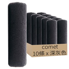 comet Home 30支棉飯店毛巾, 深灰色, 10條