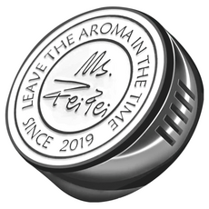 Ms. Feifei 8分音符 冷氣出風口汽車香氛, 銀色, 1個