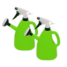 LL Living 花盆澆水壺 噴霧器 灑水器 綠色 1.2公升, 2個
