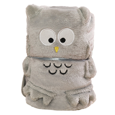 타이탄 캠핑용 무릎 담요 모직담요 100 x 80 cm, 올빼미, 1개