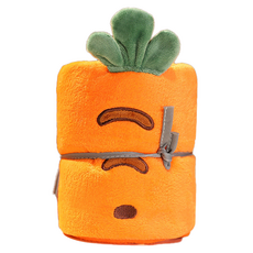 타이탄 캠핑용 무릎 담요 모직담요 100 x 80 cm, 당근, 1개