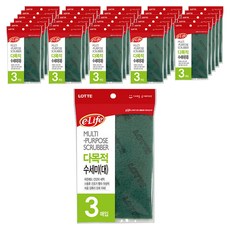 LOTTE 樂天 e.Life 多功能菜瓜布 小, 1個, 30個