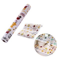 모나코올리브 서랍 찬장 논슬립 방수 싱크대 위생매트, 브라운, 1개