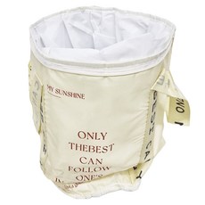 U-mop 加蓋摺疊泡腳桶 附收納袋, 1組, 黃色