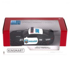 KiNSMAR 2017 雪佛蘭 Camaro ZL1 警車玩具 KT5399PR, 1個, 黑色