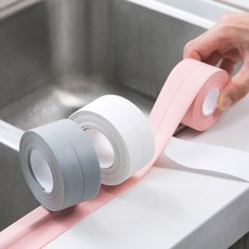 彩色PVC防水膠帶 3.8 x 320 cm 3件組 YT_RC024, 白色, 粉色, 灰色, 1套