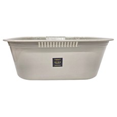 GINII 基尼 實用設計水盆 方形 MIT台灣設計製造 8L, 象牙白, 1個