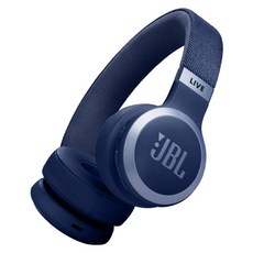 JBL 耳罩式藍牙降噪無線耳機, 藍色, LIVE670NC