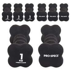 PRO-SPECS 氯丁橡膠啞鈴, 1kg, 8入