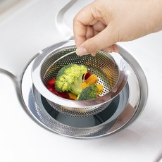 韓國製 Sten Factory 304潔淨沖孔水槽排水口濾網, 單一顏色, 1個