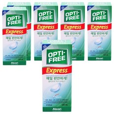 옵티프리 익스프레스 렌즈세정액 120ml x 3p + 렌즈케이스, 360ml, 2개