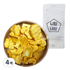 바삭하게 건조한 잭프루트칩, 30g, 4개