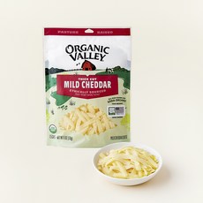 오가닉밸리 유기가공식품인증 마일드체다 치즈 슈레드, 170g, 1개입, 1개