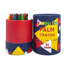 FLOWER monaco&baby 彩色安全蠟筆, 1個, 24 種顏色